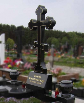 крест на каменный памятник для могилы