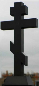 крест на  элитный памятник из гранита для могилы